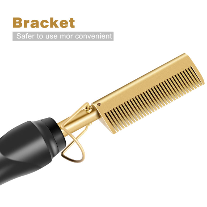 Portable Hot Comb Hair Straightener