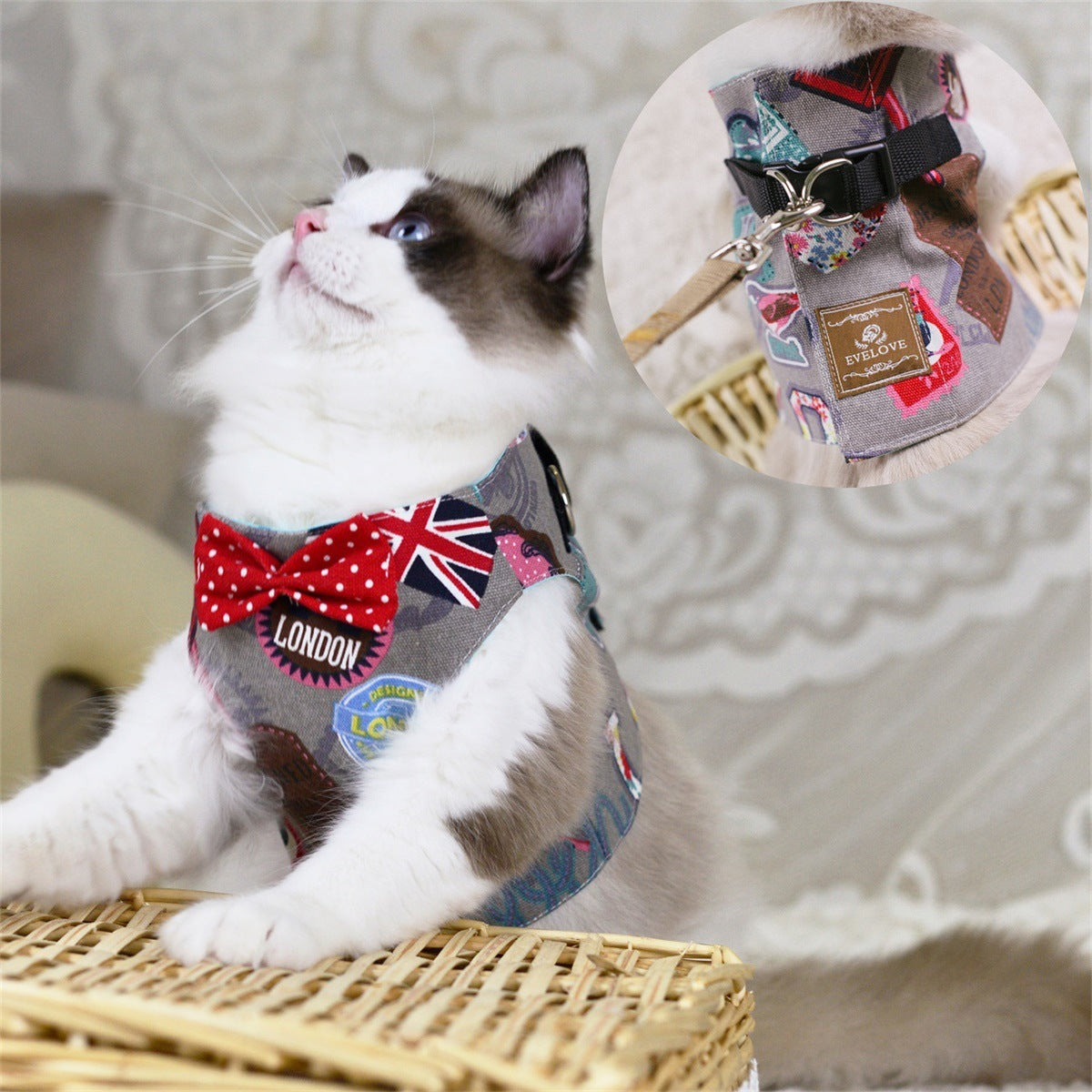 Vest-style Chest Strap For Cats
