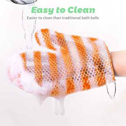 Quick Drying Foaming Rich Bath Gloves