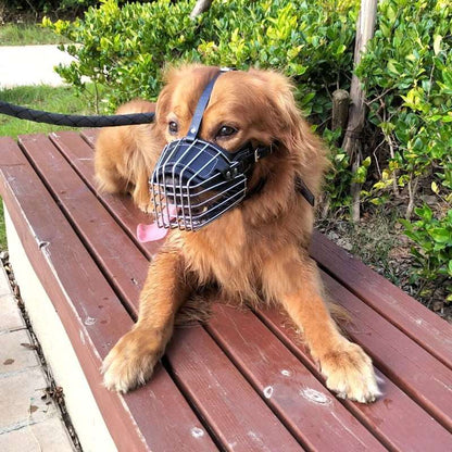 Adjustable Soft Dog Muzzle: Anti-Bite Basket Design