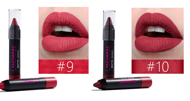 12 PCs Lipstick Kit Long Lasting Matte Set Lipstick