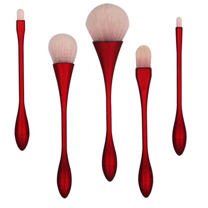 Portable 5-Piece Makeup Brush Set