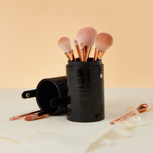 Soft Hair Makeup Brush Set: Small Waist Loose Powder Tool
